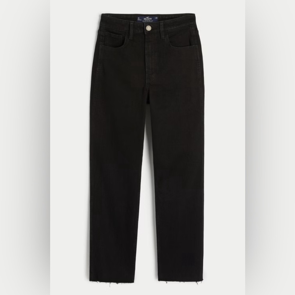 Hollister Ultra High Rise Black Mom Jean